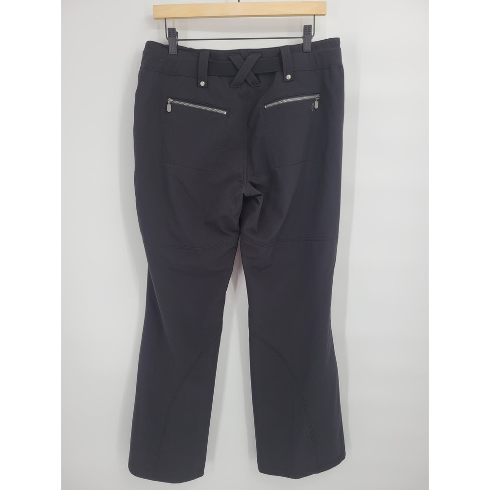 Athleta 10 Black Snow Pants Flare Leg Snowboarding Snowpants - Picture 6 of 8
